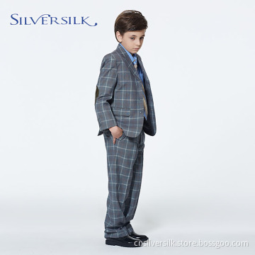 Wholesale Simple Design 2pcs Boys Blazer Set